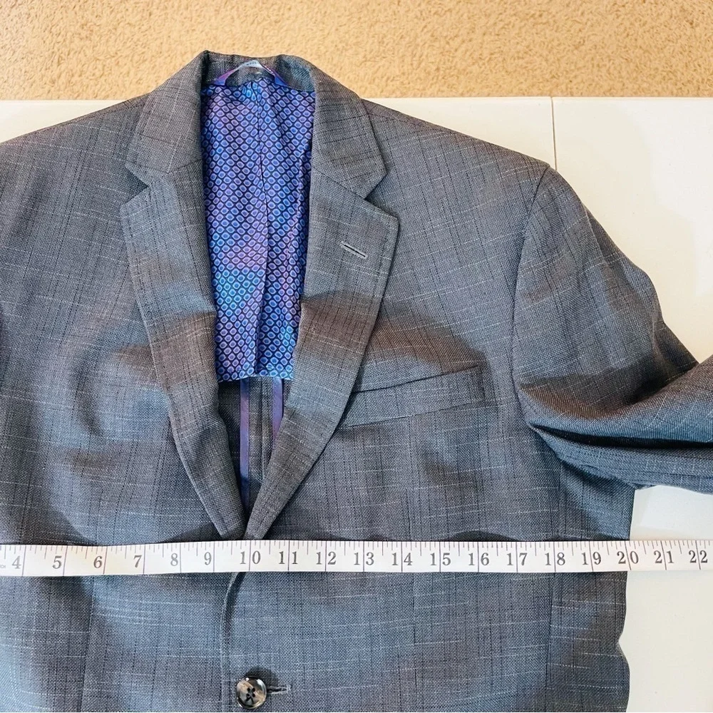 Ted Baker London Endurance Wool/Silk Blend Kyle Trim Fit Sport Coat 38R Gray